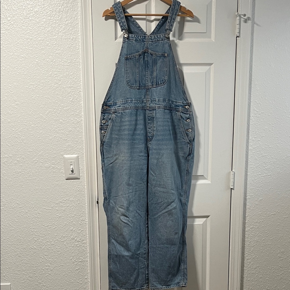Old Navy Light Blue Denim Overalls